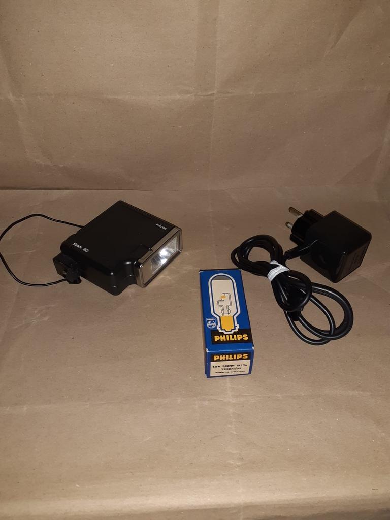 Philips Flash 20 flitser met lader en lampje, Ophalen of Verzenden, Gebruikt, Overige merken