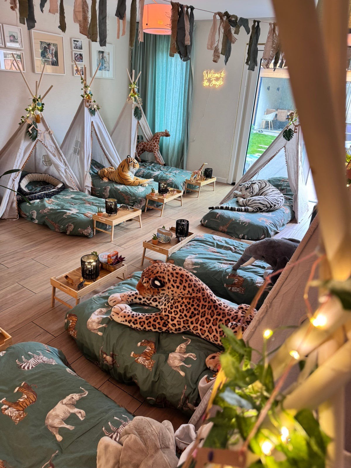 Slaapfeestje thema safari te huur, Ophalen, Verjaardag