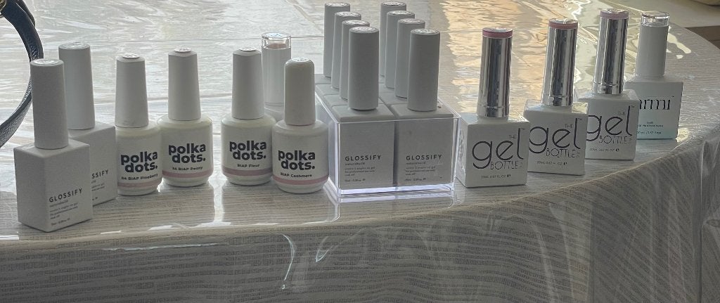 Partij BIAB  te koop – professionele merken, Ophalen of Verzenden, Zo goed als nieuw, Overige kleuren, Handen en Nagels