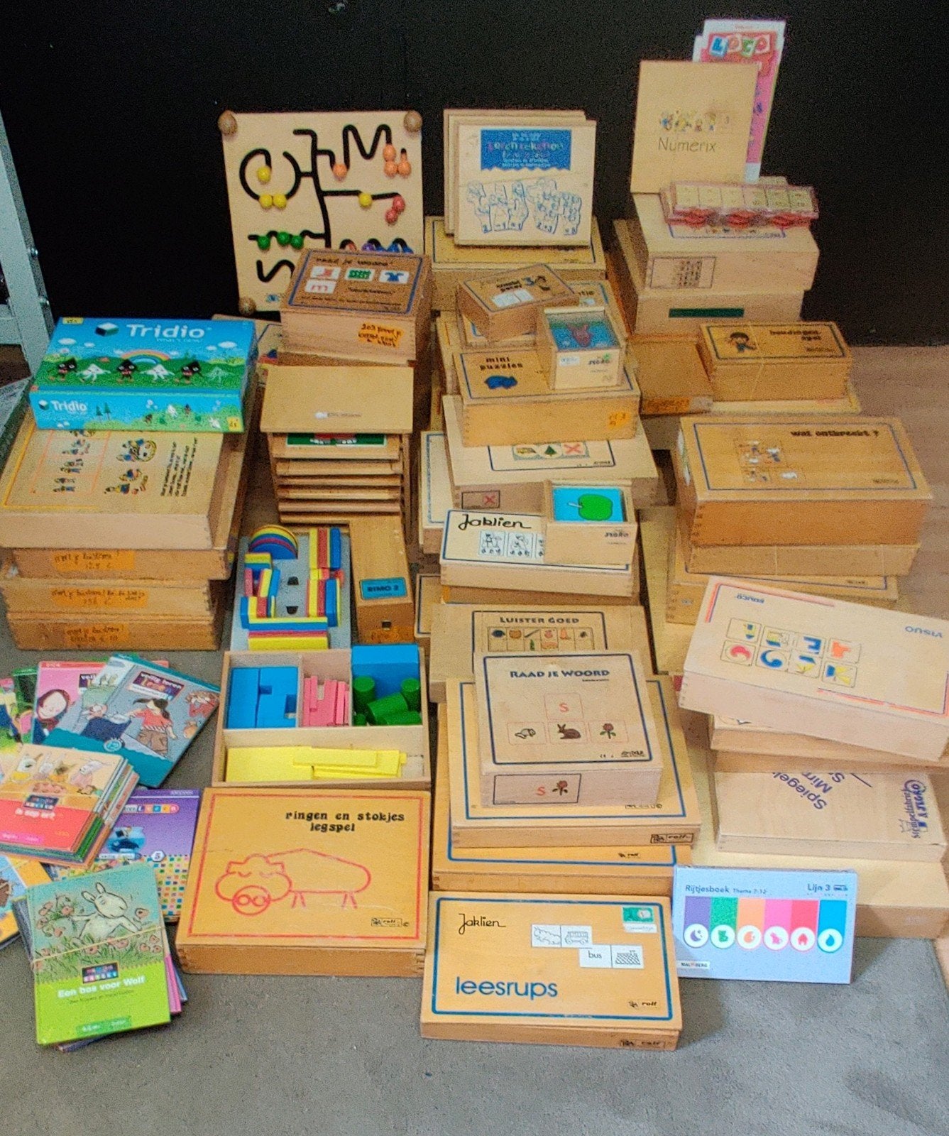 Alles moet weg!!Complete partij schoolmateriaal en speelgoed, Kinderen en Baby's, Speelgoed | Educatief en Creatief, Ophalen, Rekenen