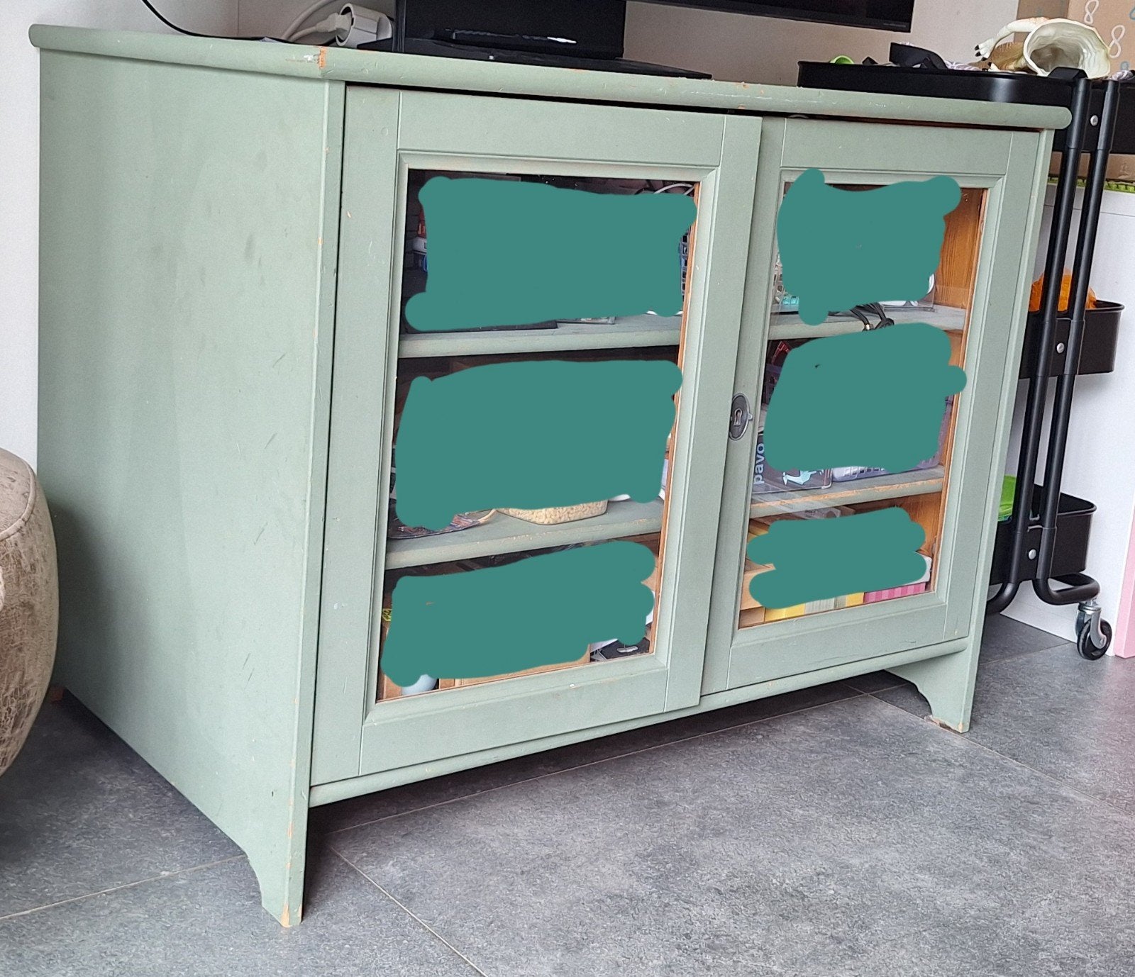 Opknapper TV kast - mini prijsje!, Ophalen, Gebruikt, 50 tot 100 cm, Minder dan 100 cm