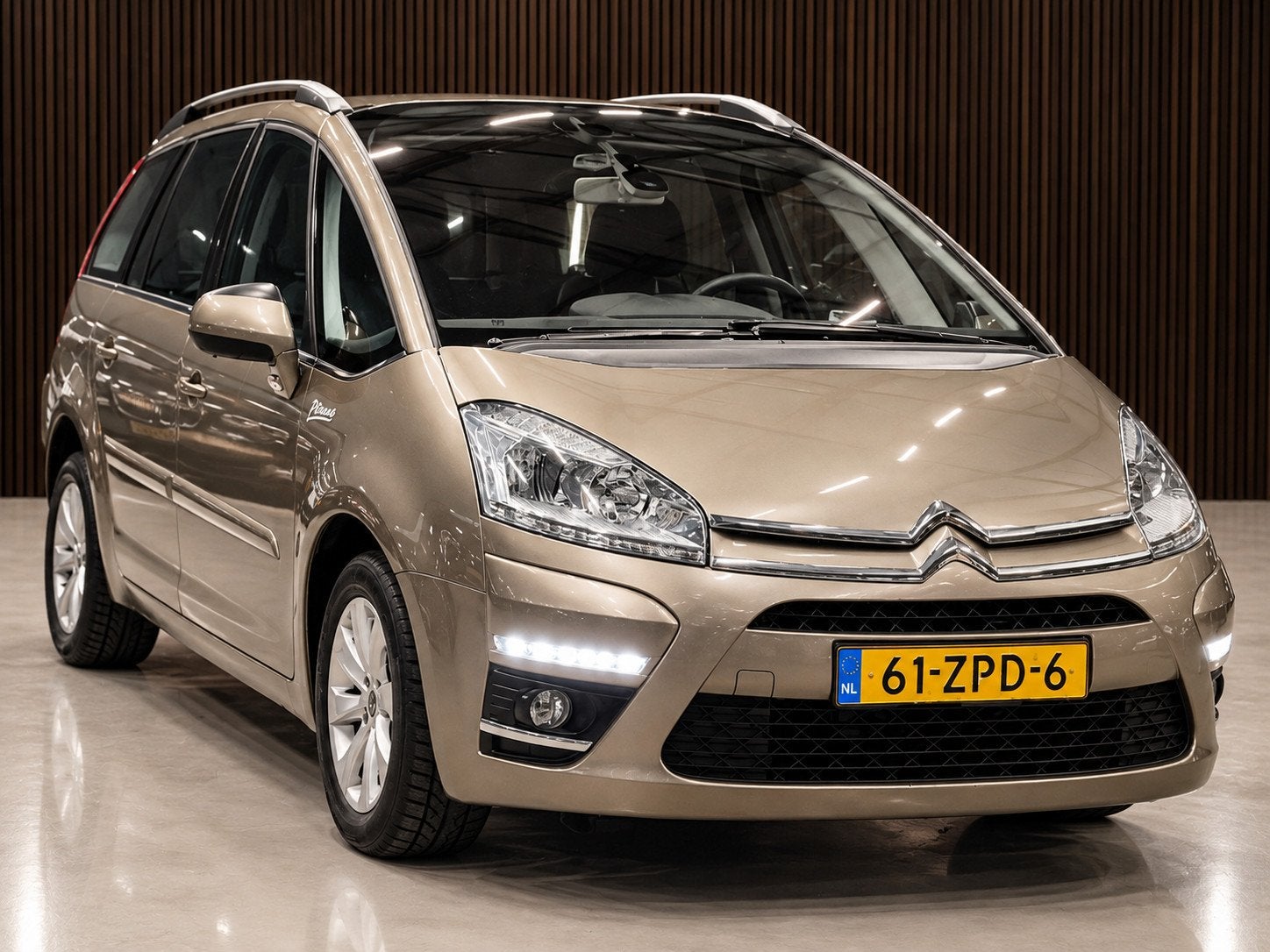 Citroen Grand C4 Picasso 1.6 THP Collection EGS 7-PERSOONS A, Auto's, Euro 5, Stof, Gebruikt, Zwart