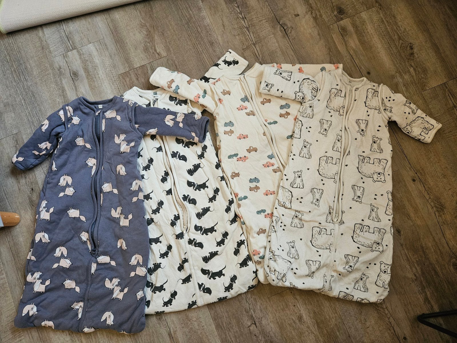 4 winterslaapzakken HEMA maat 68-80, Kinderen en Baby's, Babykleding | Prematuur, Ophalen of Verzenden, Gebruikt, Jongetje of Meisje