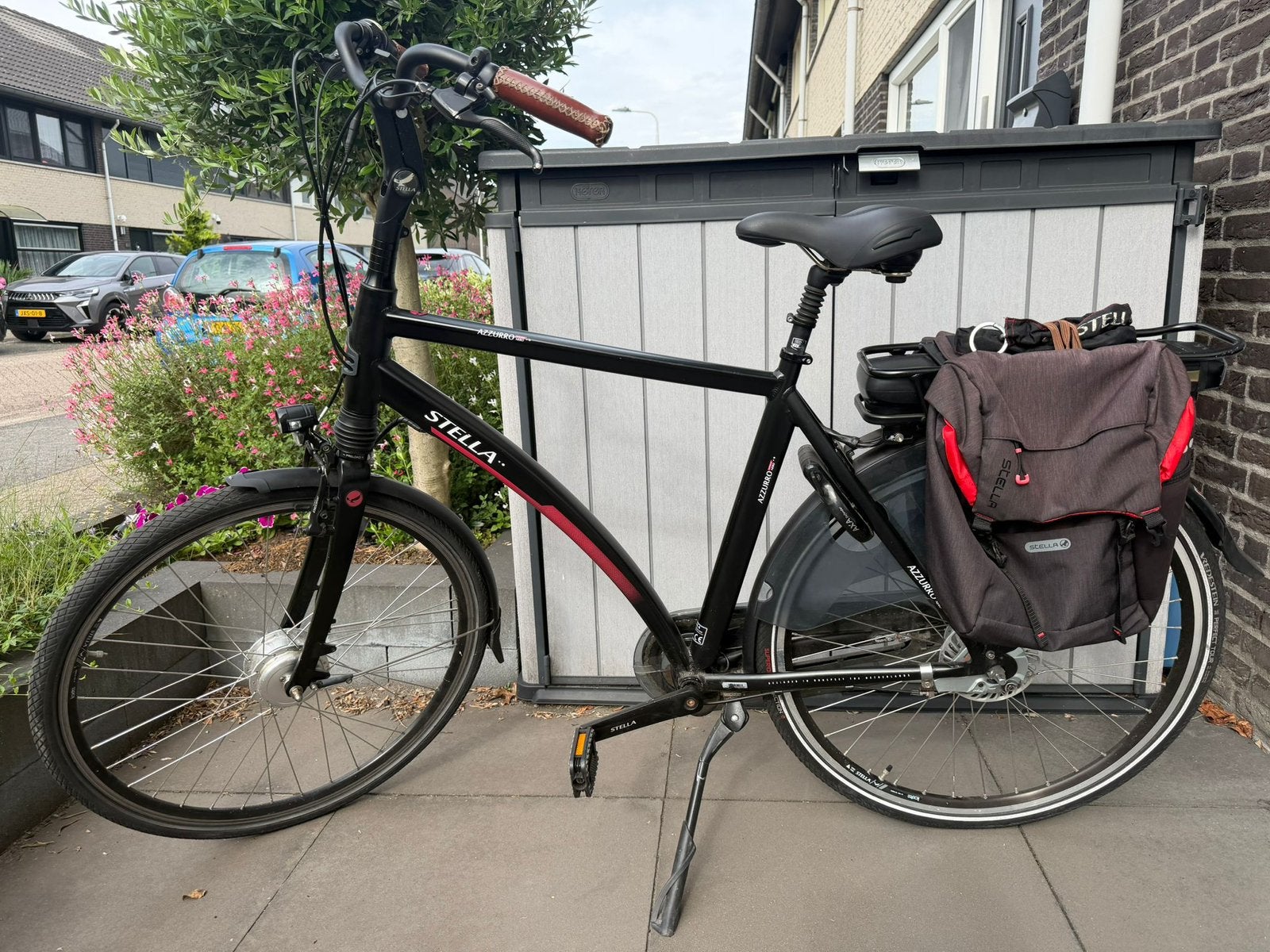 Stella Azzurro Superior Nero elektrische fiets, Overige merken, Gebruikt, Ophalen of Verzenden, 55 tot 59 cm