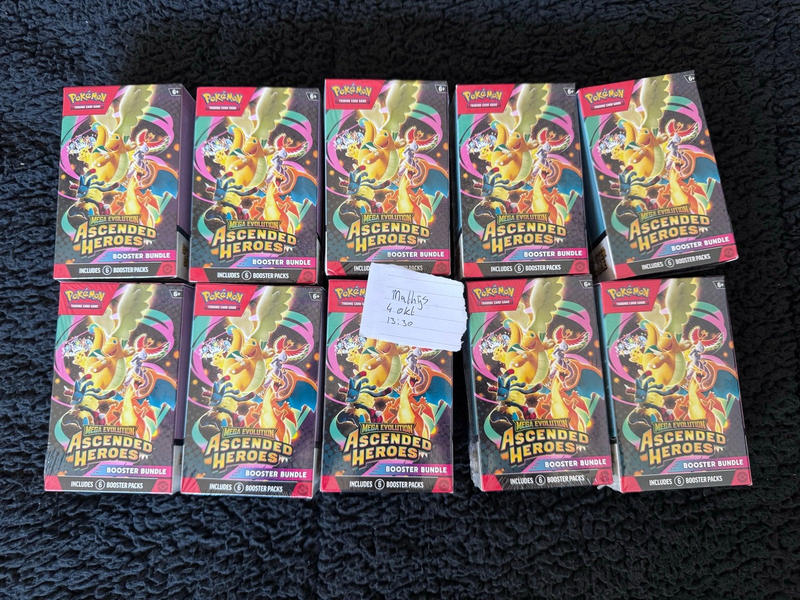 10x Pokémon Ascended Heroes Booster Bundles - Nieuw!, Hobby en Vrije tijd, Ophalen of Verzenden, Nieuw, Booster