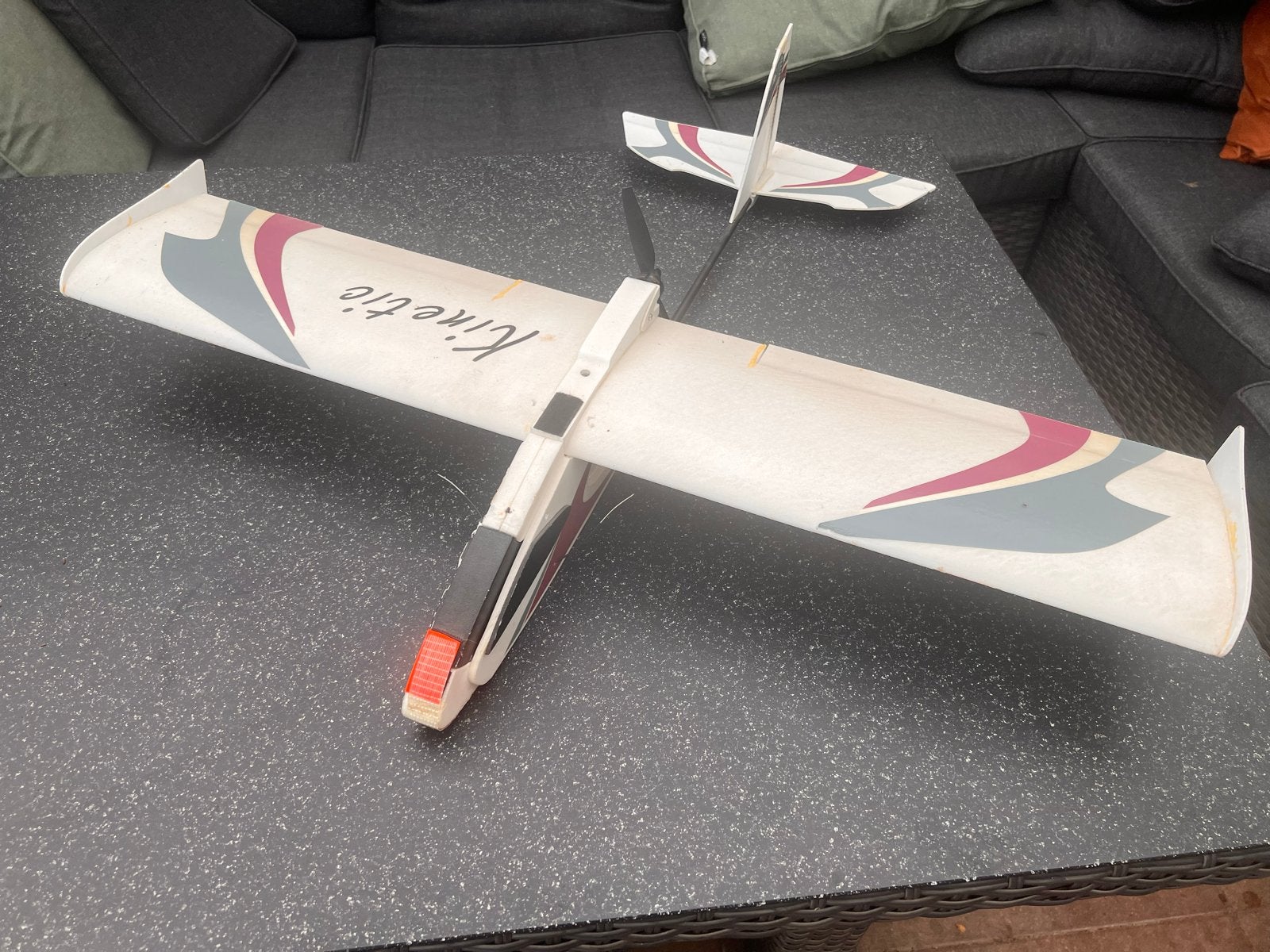 Hacker kinetic vliegtuig met hacker motorset en servos, Ophalen, Gebruikt, Elektro