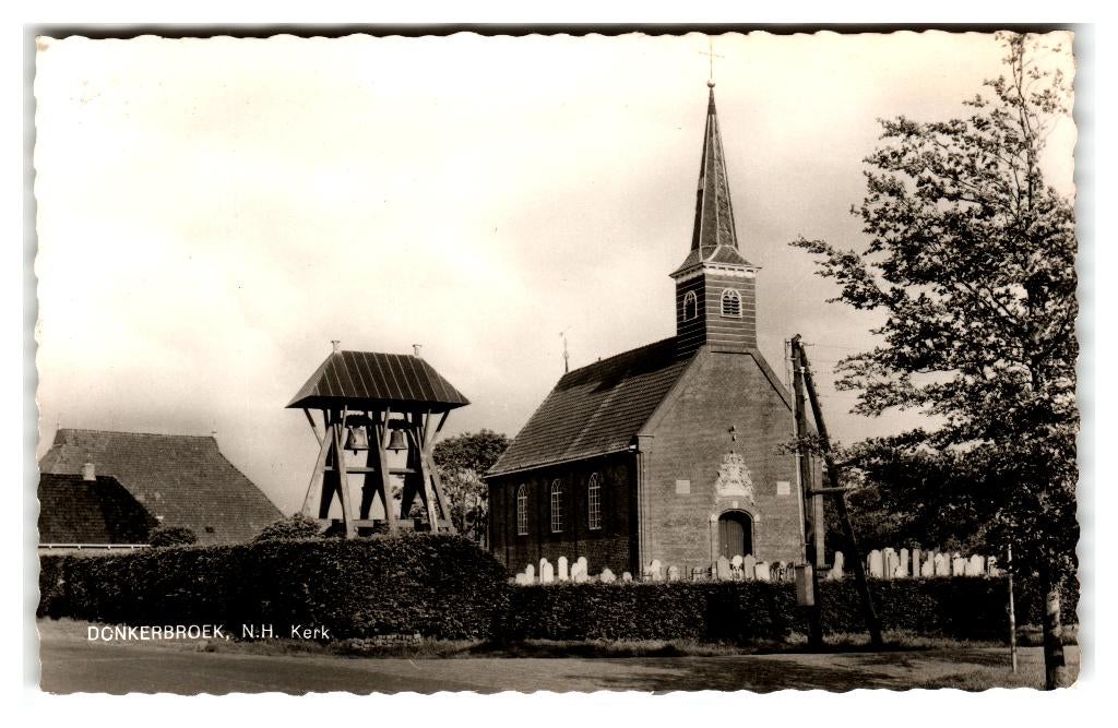 Donkerbroek, N.H. Kerk, Verzenden, 1960 tot 1980, Gelopen, Friesland