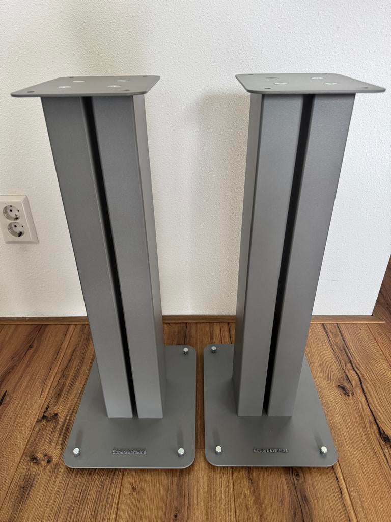 B&W FS-600 S3 Speakerstandaards - Grijs, Audio, Tv en Foto, Ophalen, Overige typen, Zo goed als nieuw, Bowers & Wilkins (B&W)