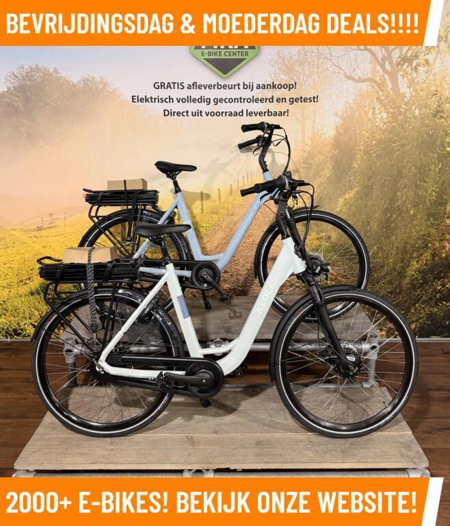 Van Dijck Ceres en Keola Connect Ebikes met voowiel motoren!