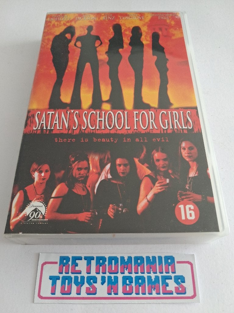 vhs horror - satan's school for girls, Alle leeftijden, Verzenden, Gebruikt, Actie en Avontuur