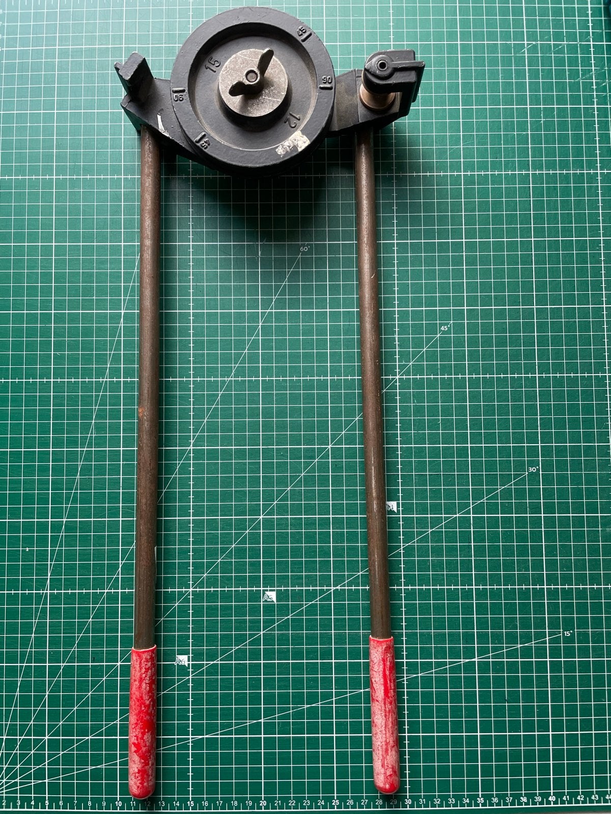Buigijzer voor 12 en 15 mm buizen, Ophalen of Verzenden, Gebruikt