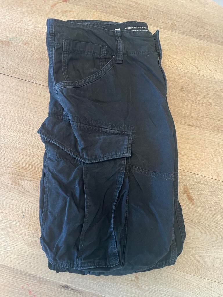 G-Star RAW Cargo Broekorte broek Zwart 32/33, Kleding | Heren, Ophalen of Verzenden, Zo goed als nieuw, Overige maten, Zwart