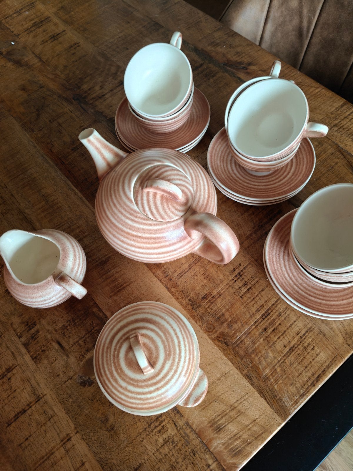 Vintage Art Deco Theeservies Céranord Saint-Amand, Ophalen
