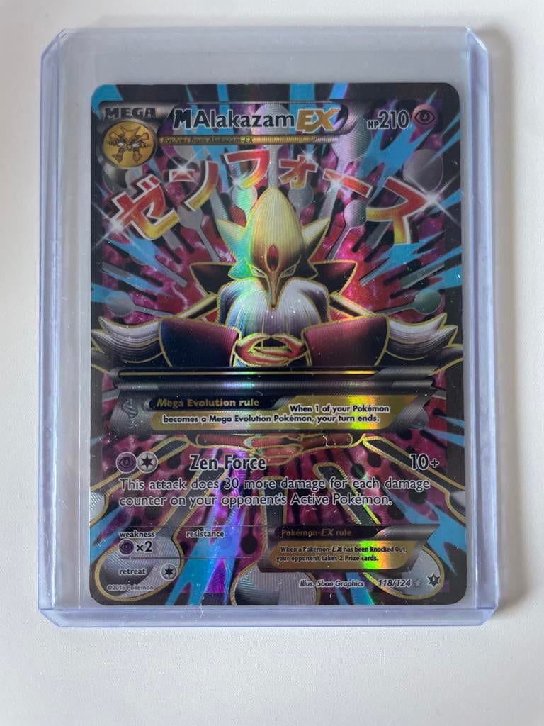 M Alakazam EX Fates Collide 2016, Hobby en Vrije tijd, Verzamelkaartspellen | Pokémon, Ophalen of Verzenden, Zo goed als nieuw