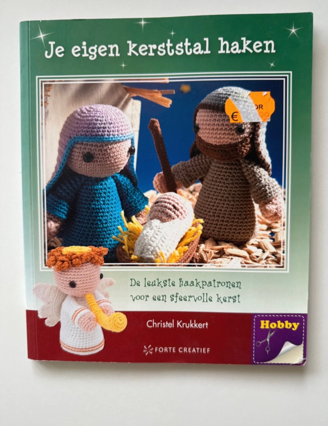 Ja eigen kerststal Haken Christel Krukkert, Ophalen of Verzenden, Zo goed als nieuw, Breien en Haken