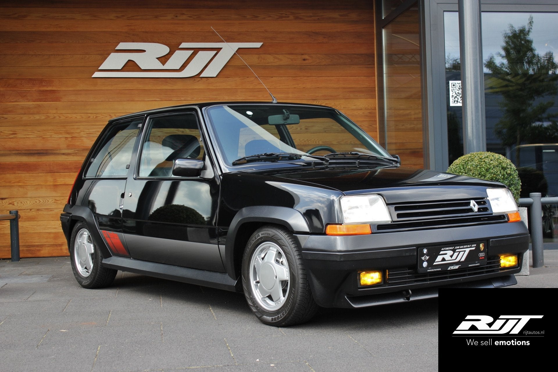 Renault 5 1.4 GT Turbo *Collectors Item in mint condition*, Voorwielaandrijving, Stof, Zwart, Renault
