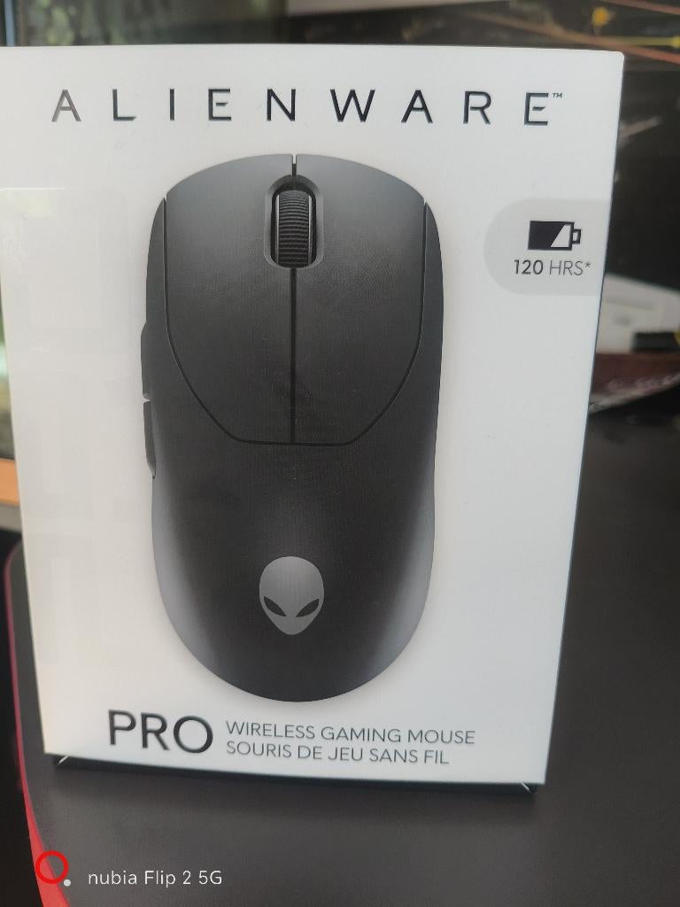 Pro m5 wireless Alienware gaming mouse, Computers en Software, Muizen, Nieuw, Muis, Draadloos, Gaming muis, Ophalen of Verzenden
