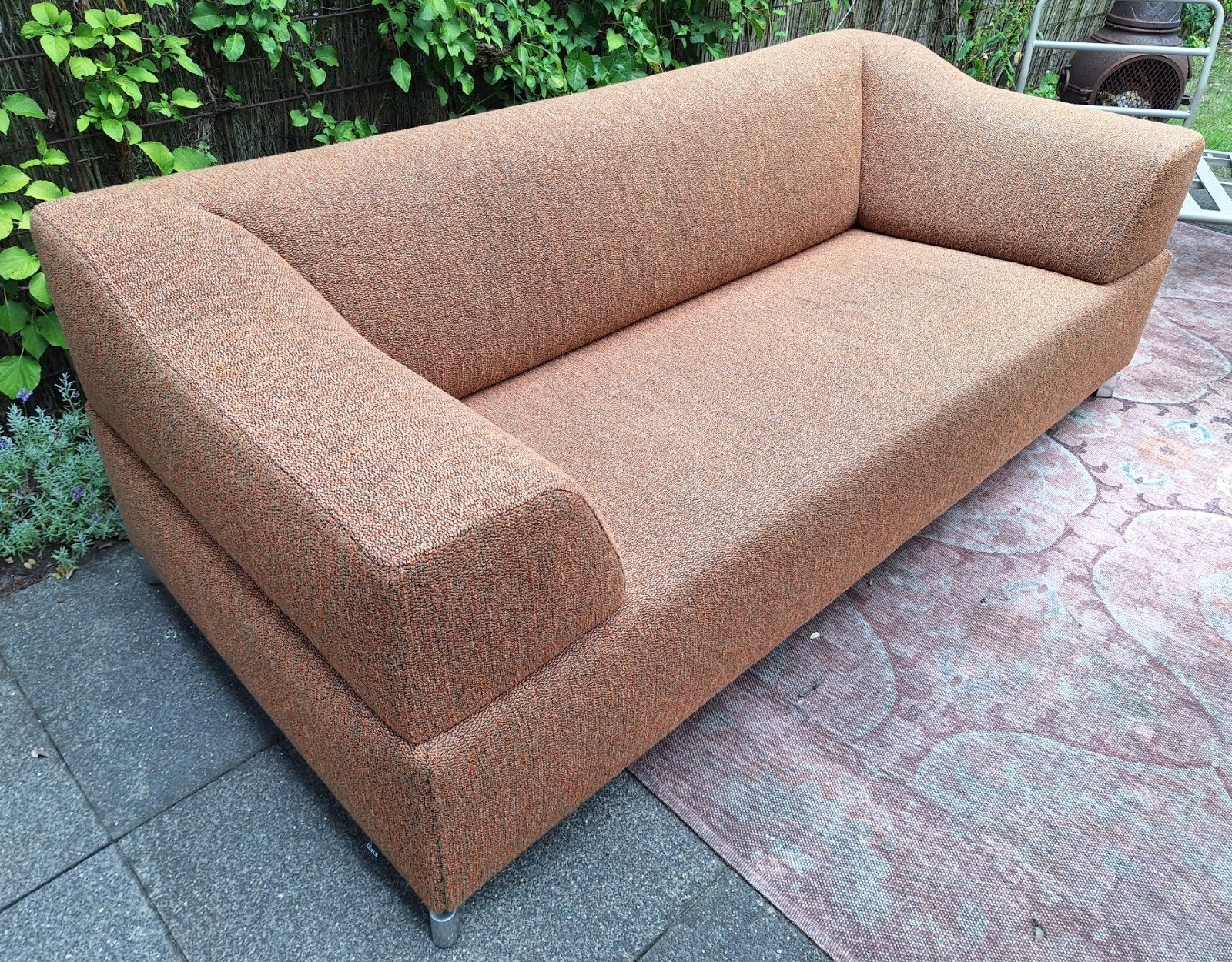 Leolux design bank 2 zits, Ophalen, Gebruikt, Tweepersoons, 75 tot 100 cm