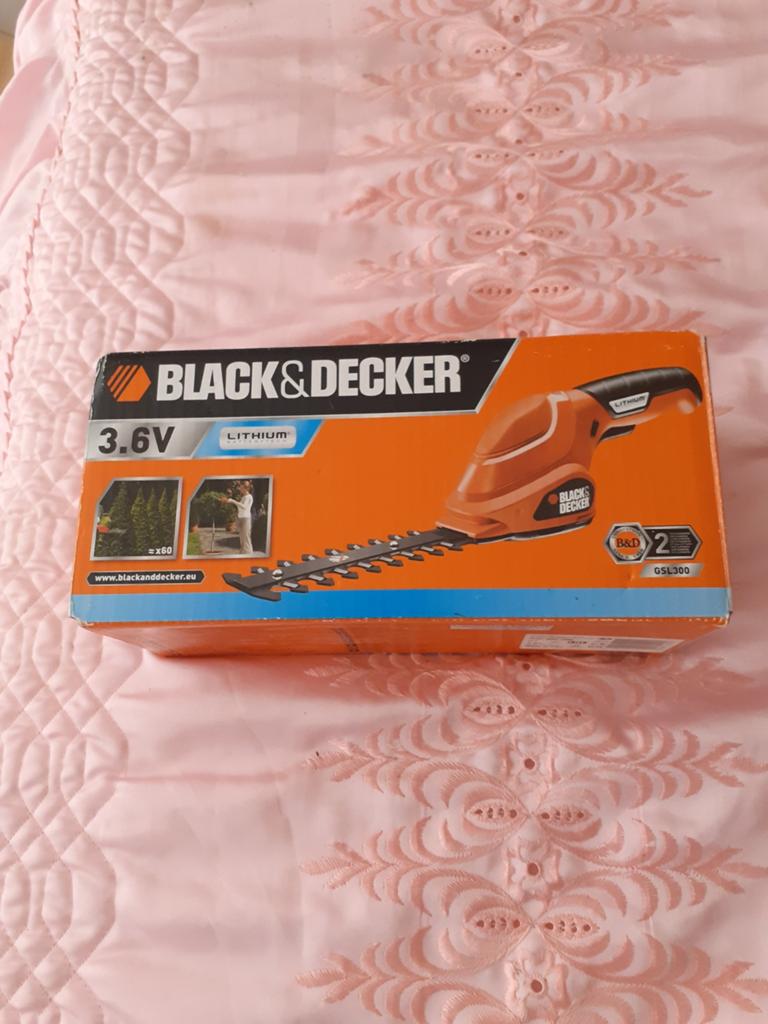 Black & Decker 3.6V Lithium Heggenschaar GSL300, Ophalen