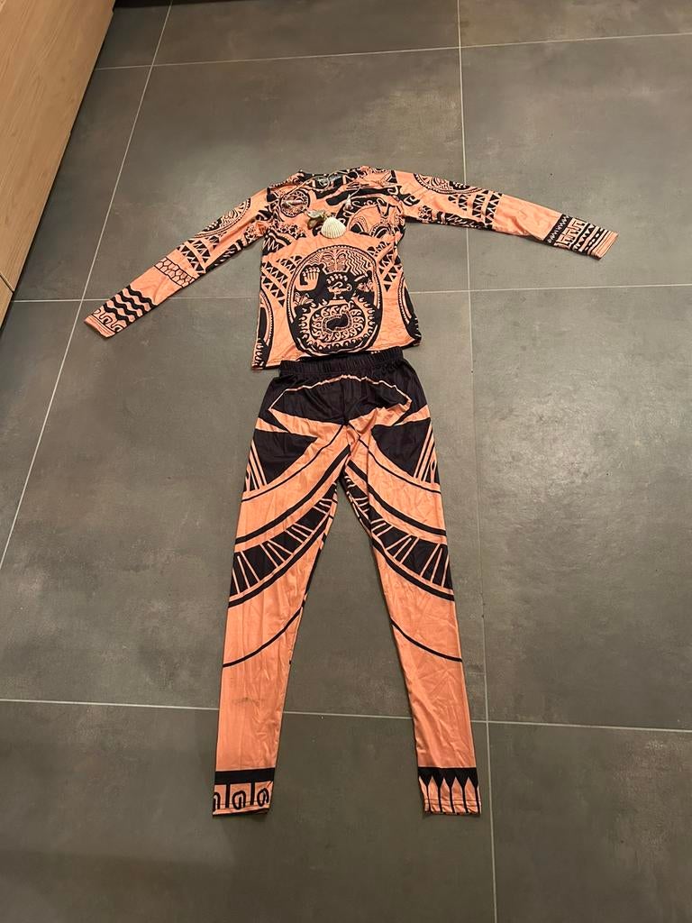 3x Maui Tattoo met T-Shirt & Broek / disney loopgroep, Verzamelen, Ophalen of Verzenden, Overige figuren, Nieuw, Kleding of Textiel