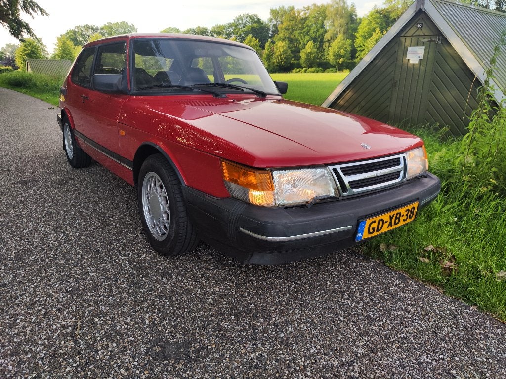 Saab 900 2.0 I 16 v coupe 1993  leer en elec ramen, Voorwielaandrijving, 1195 kg, 4 cilinders, Saab 900