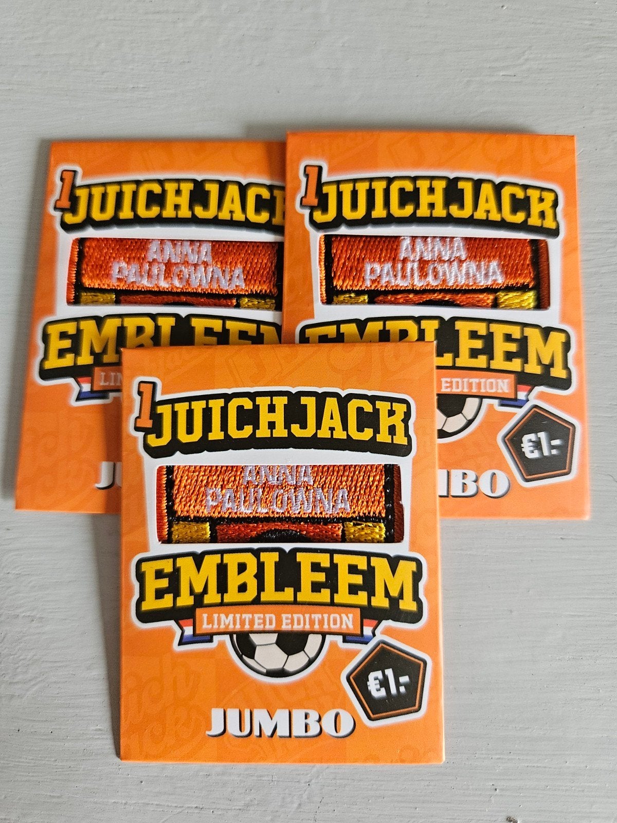 Juichjack Emblemen Anna Paulowna - Limited Edition, Lidl, Ophalen of Verzenden