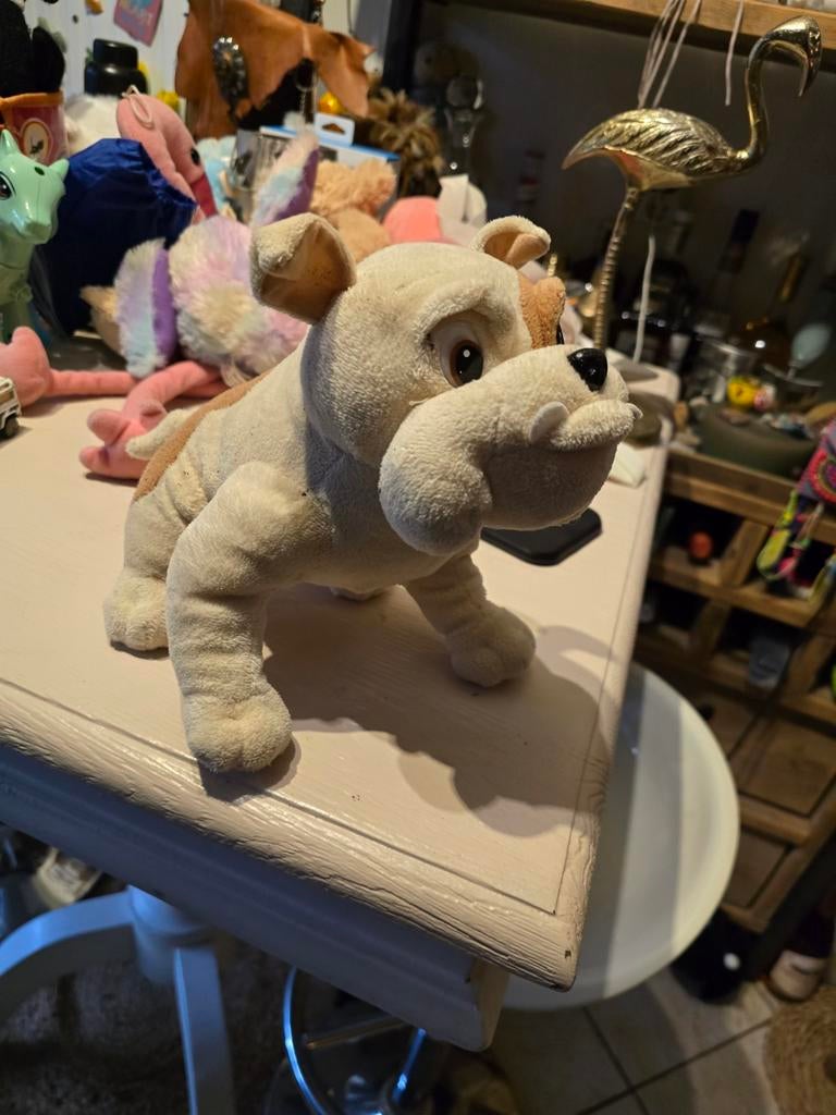 Knuffel bulldog, Kinderen en Baby's, Ophalen of Verzenden, Zo goed als nieuw, Overige typen