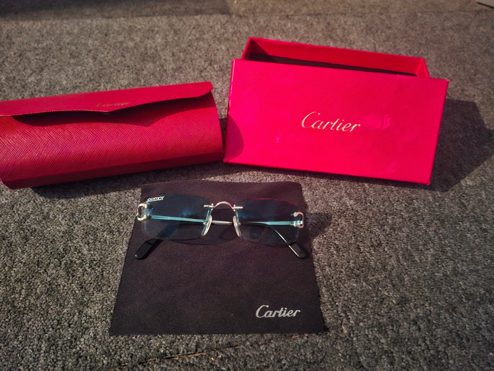cartier  zonnebril, Ophalen, Zo goed als nieuw