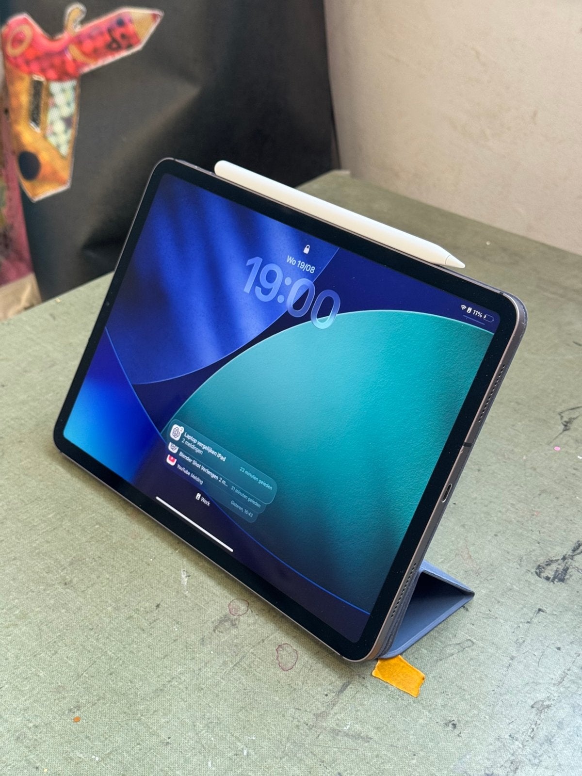 iPad Pro 11” 256GB Wi-Fi + Cellular + Apple Pencil, Ophalen of Verzenden, Zo goed als nieuw, 11 inch