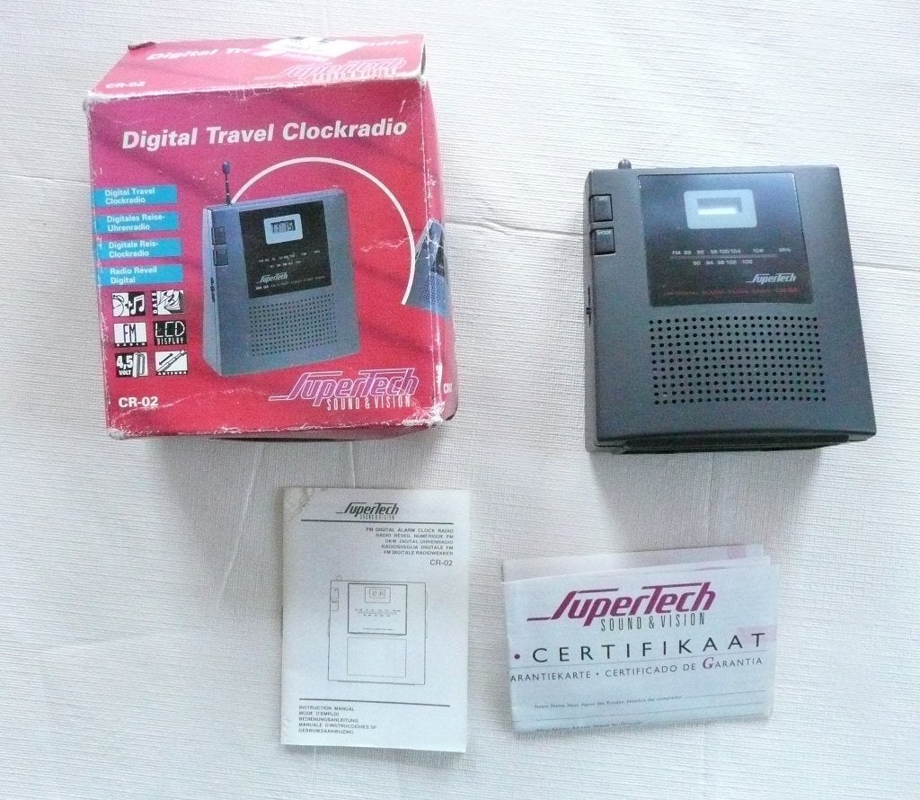 Digitale klokradio, Witgoed en Apparatuur, Ophalen, Nieuw, Analoog