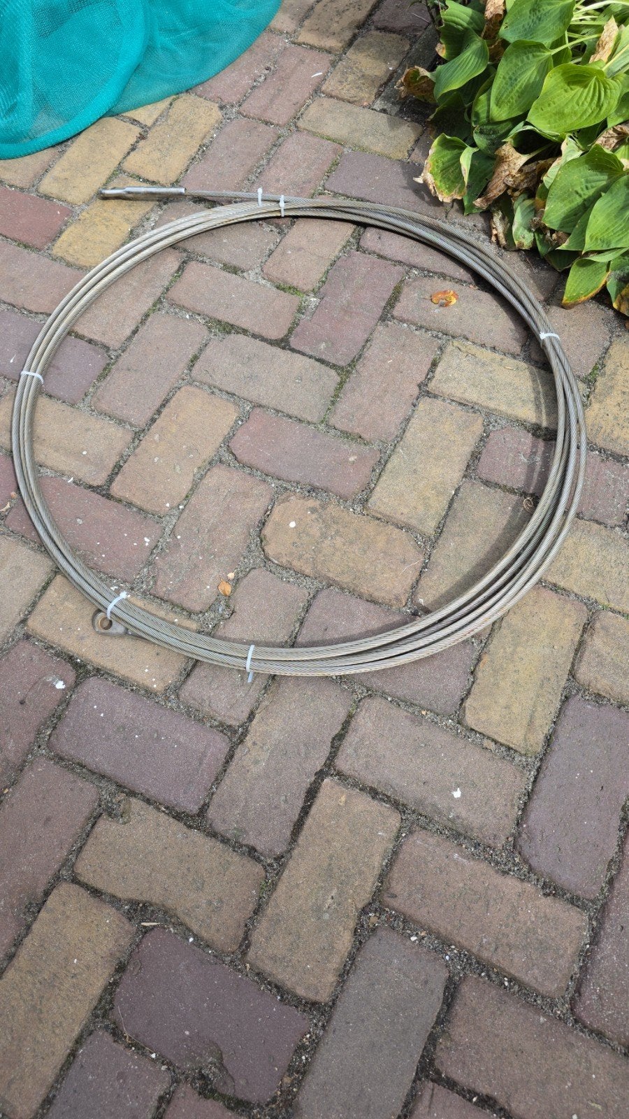15 m. Staalkabel 8mm, Ophalen, Overige materialen, Overige typen, Zo goed als nieuw