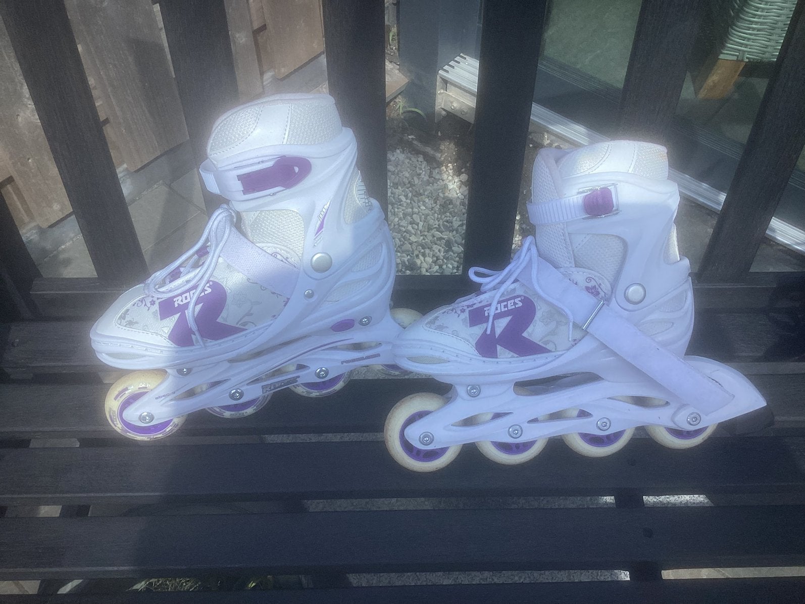 Roces meisjes rollerskates verstelbaar maat 34 - 37, Ophalen, Verstelbaar, Zo goed als nieuw