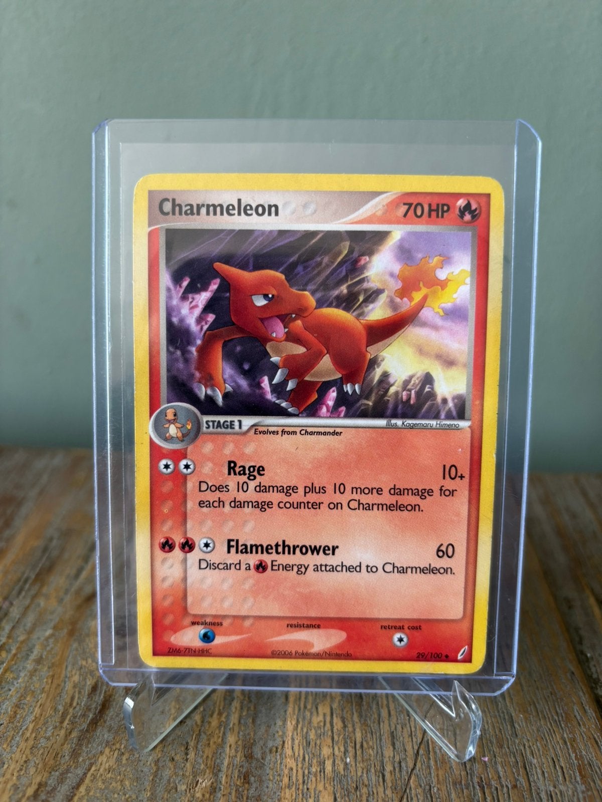 Charmeleon 29/100 Crystal Guardians, Ophalen of Verzenden, Losse kaart