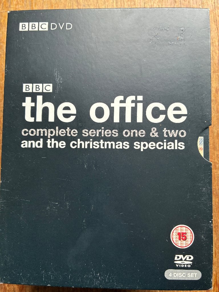 BBC's The Office serie 1-2- Christmasspecial COMPLEET ENGELS, Engels, Nederlands, Ophalen of Verzenden, Zo goed als nieuw