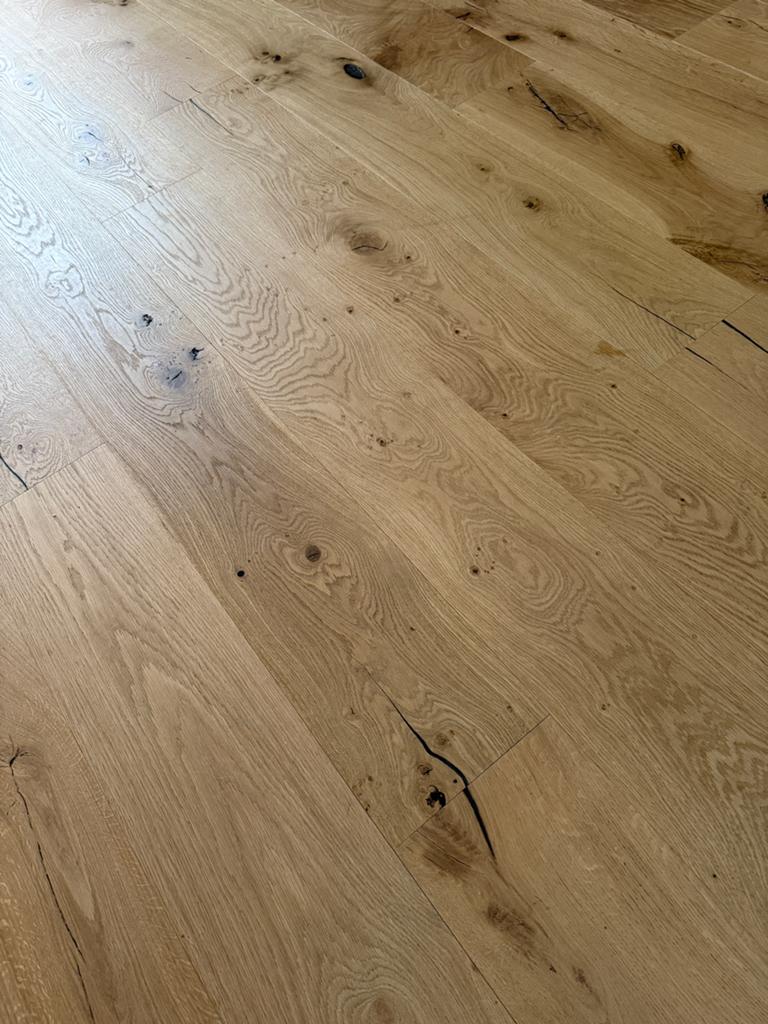 Houten vloer 25,3m2, Ophalen, Nieuw, Vloerdelen of -planken, 10 m² of meer