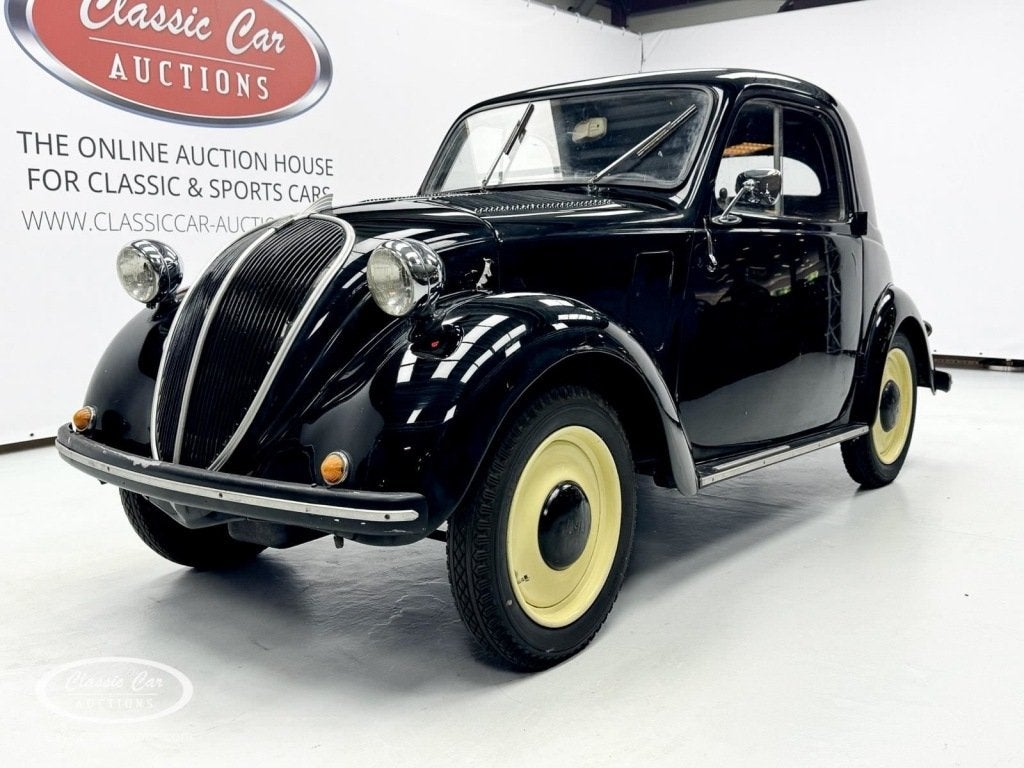 Fiat TOPOLINO   - ONLINE AUCTION, Zwart, Bedrijf, Handgeschakeld, Te koop