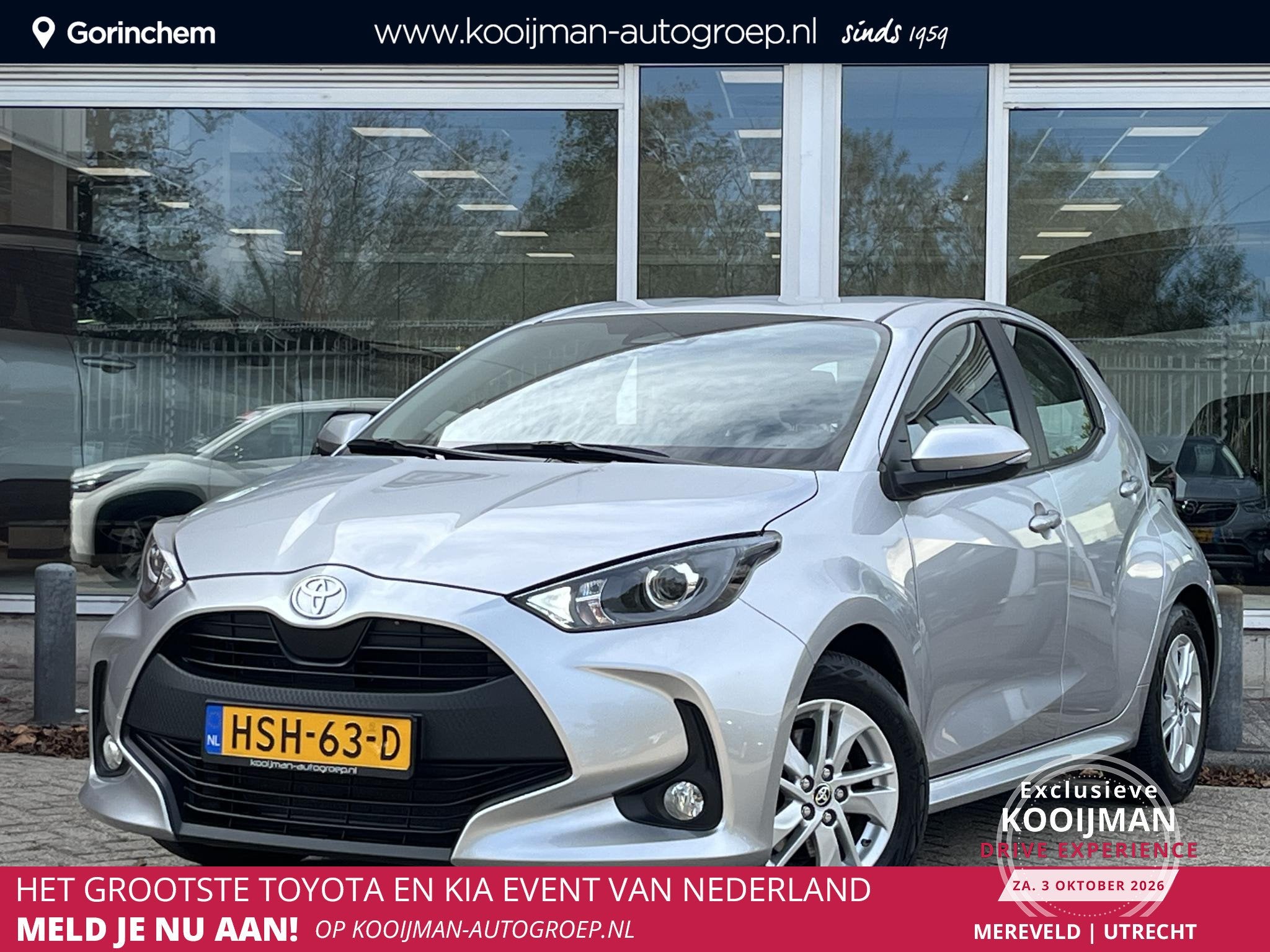 Toyota Yaris 1.5 Hybrid 115 Active l nette auto !, Gebruikt, Bedrijf, Hybride Elektrisch/Benzine, 3 cilinders