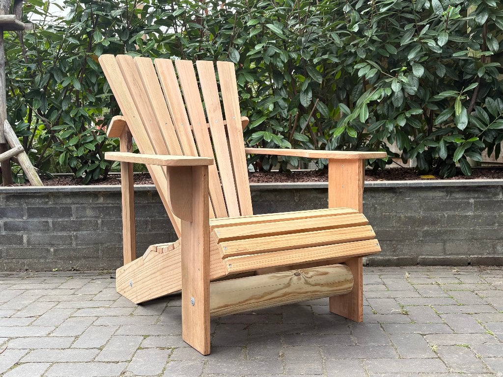 Handgemaakte Houten Adirondack Stoel, Ophalen, Nieuw, Hout