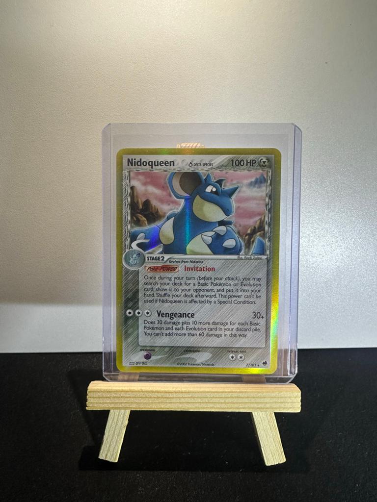 Nidoqueen 7/101, Ophalen of Verzenden, Zo goed als nieuw, Losse kaart, Foil