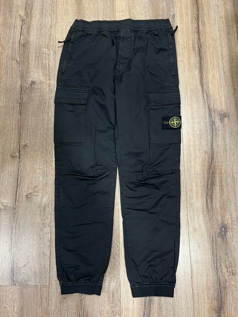 Stone Island 31314 Stretch Cotton Wool Satin Cargo Pants 33, Kleding | Heren, Ophalen of Verzenden, Zo goed als nieuw, Maat 56/58 (XL)