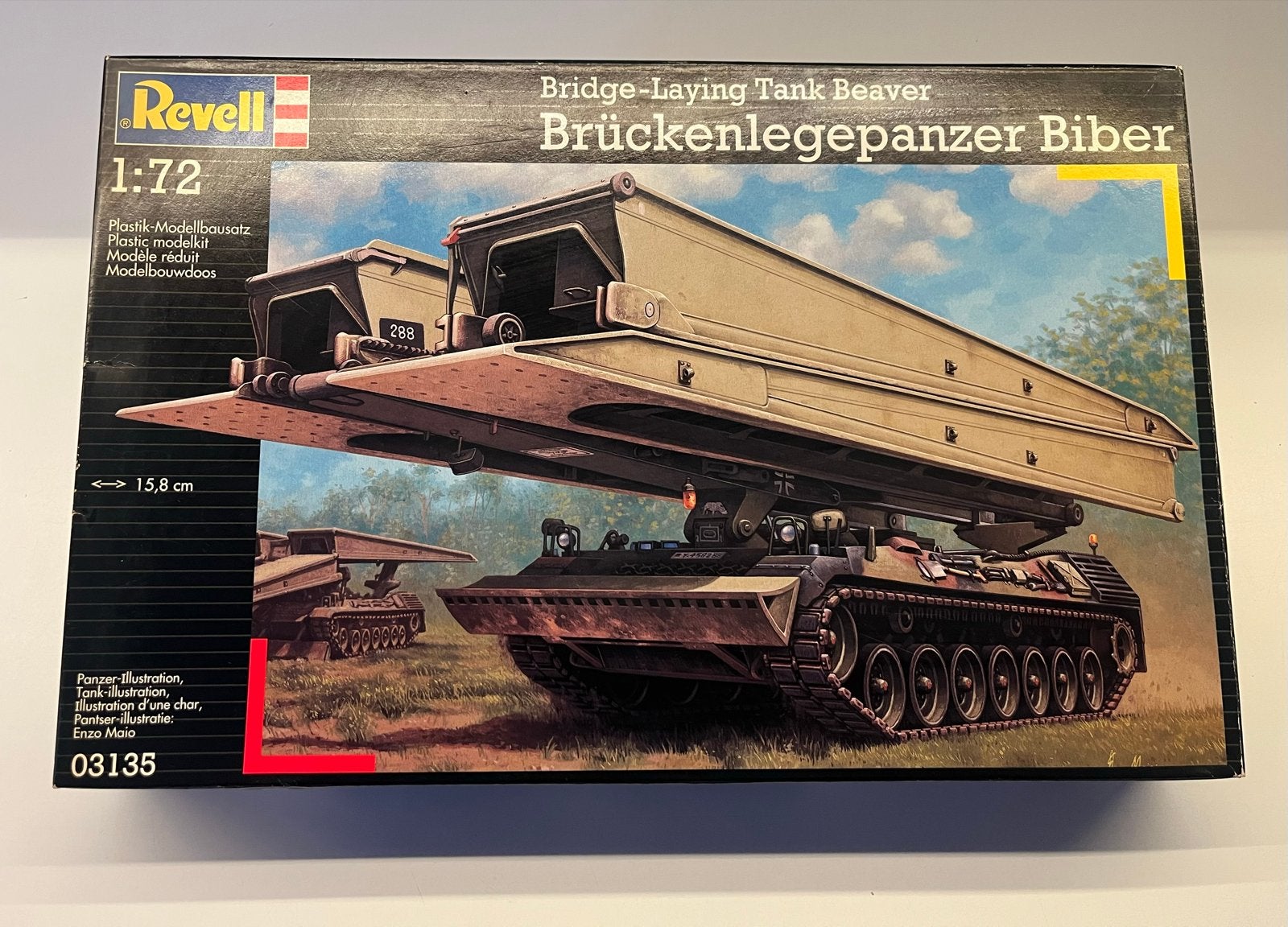 Revell Brückenlegepanzer Biber - Brugleggende Tank 1:72, Hobby en Vrije tijd, Modelbouw | Auto's en Voertuigen, Revell, Nieuw