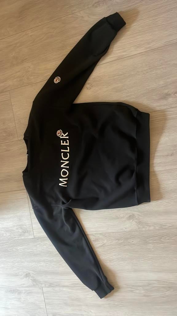 Moncler trui, Verzenden, Zo goed als nieuw, Maat 46 (S) of kleiner, Zwart