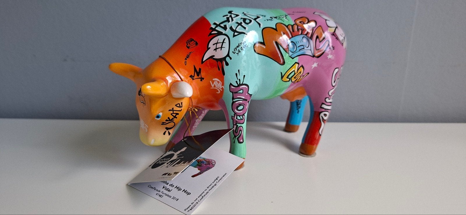 CowParade Vaquinha do Hip Hop Vidal beeldje, Ophalen of Verzenden