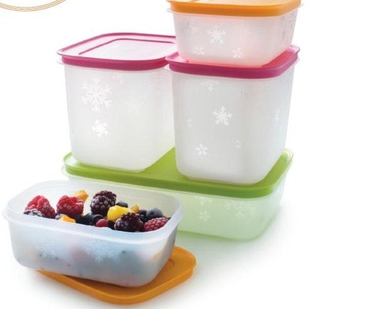Tupperware Splinternieuwe Diepvriesdozen - Set van 5, Overige kleuren, Bewaardoos, Nieuw, Ophalen of Verzenden