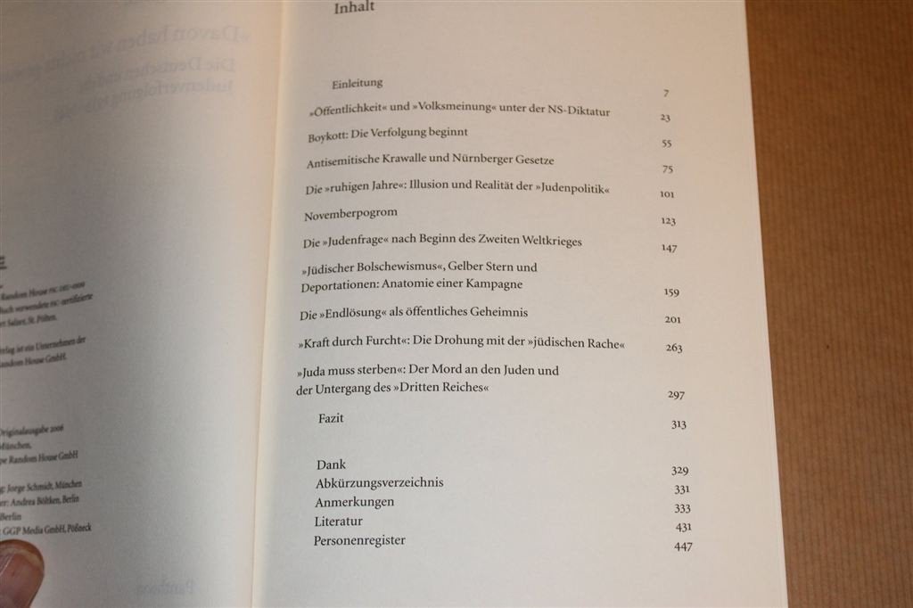 Jodenvervolging [1933-1945] — Wat Wisten de Duitsers?, Boeken, Ophalen of Verzenden, Tweede Wereldoorlog, Gelezen, Overige onderwerpen