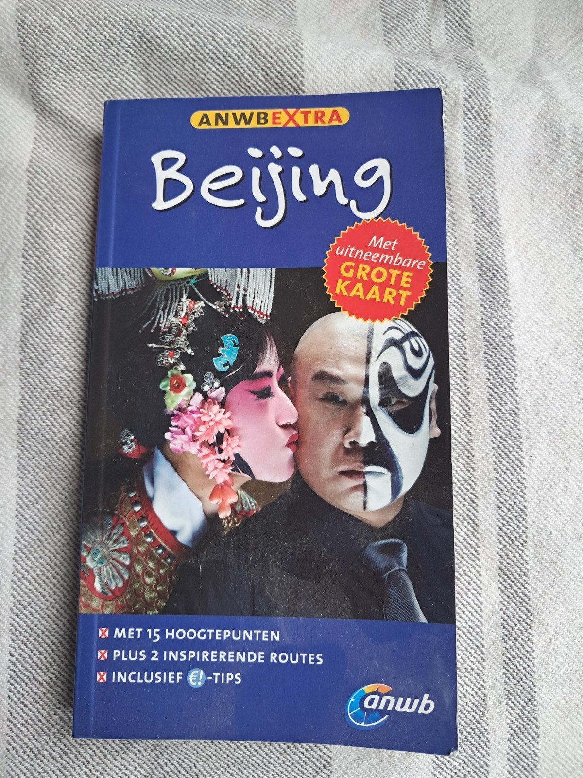 ANWB Extra Reisgids Beijing met Grote Kaart, Onbekend, Ophalen of Verzenden, Zo goed als nieuw, Reisgids of -boek