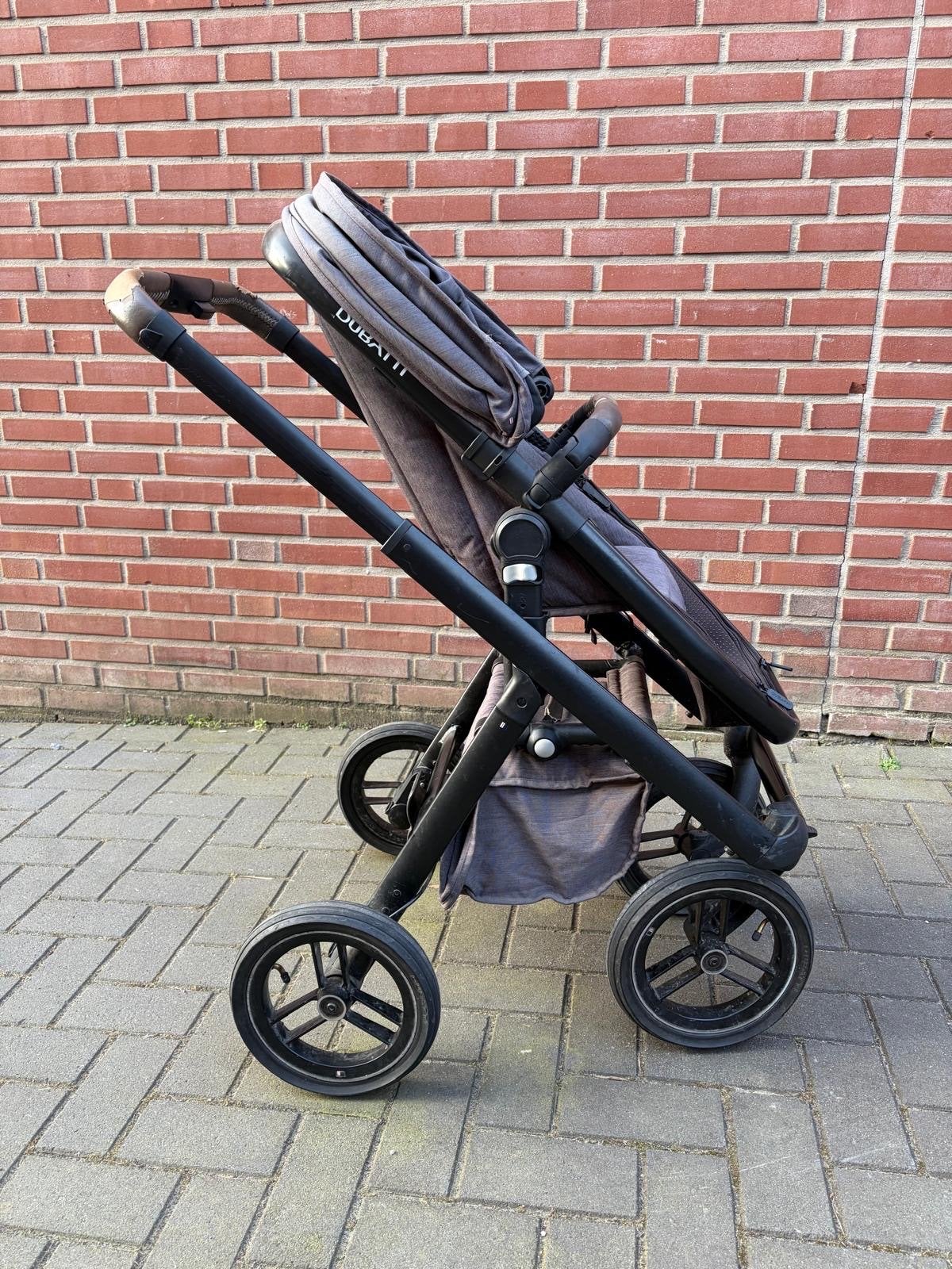 Dubatti One kinderwagen - Grijs, Kinderen en Baby's, Buggy's, Gebruikt, Ophalen