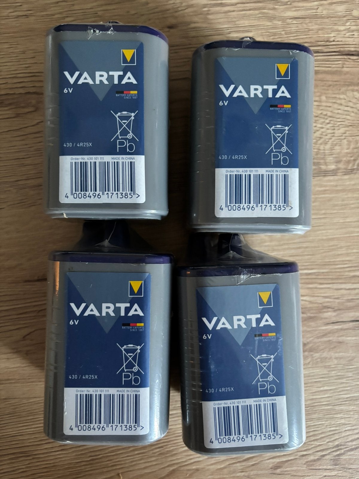Varta 6V batterijen, Ophalen of Verzenden, Nieuw