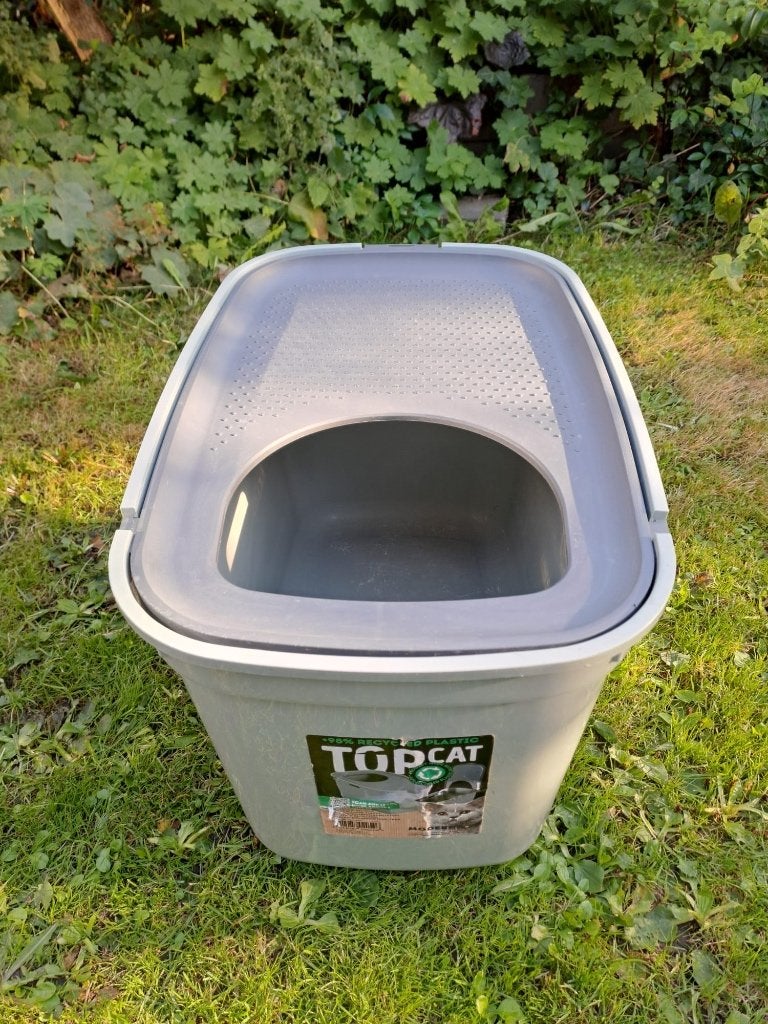 Moderna topcat kattenbak, Dieren en Toebehoren, Ophalen, Zo goed als nieuw, Open