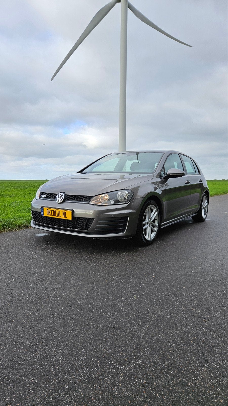 Volkswagen Golf 2.0 TDI GTD 184PK 5D DSG 2017 Grijs, Auto's, Stof, Euro 6, 4 cilinders, Diesel